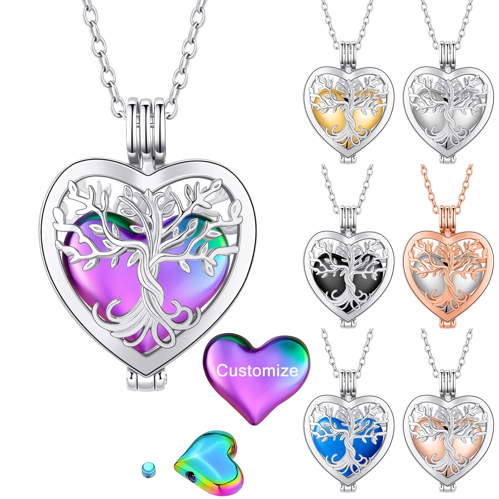 

Customized Women Cremation Jewelry For Ashes For Dog Paw Stainless Steel Memorial Locket Urn Necklace Inside Mini Case Keepsake
