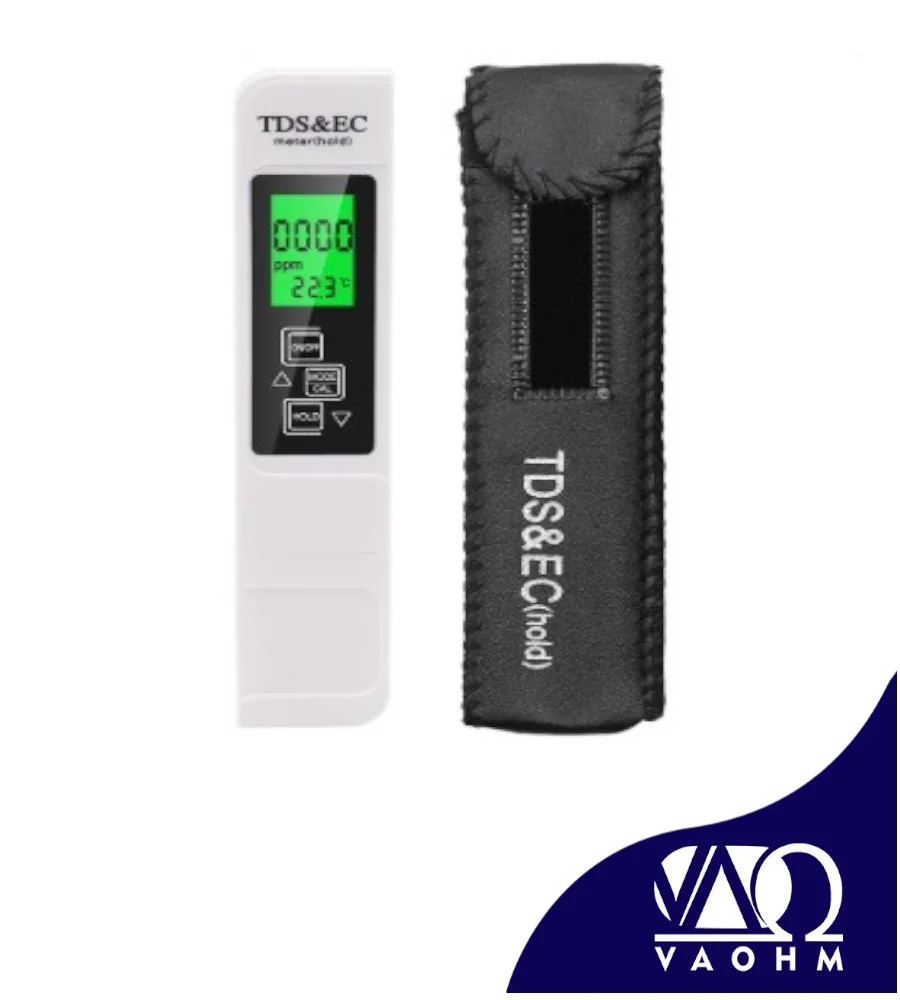 TDS water quality testing pen EC meter conductivity testing pen Celsius Fahrenheit temperature three in one drinking water test