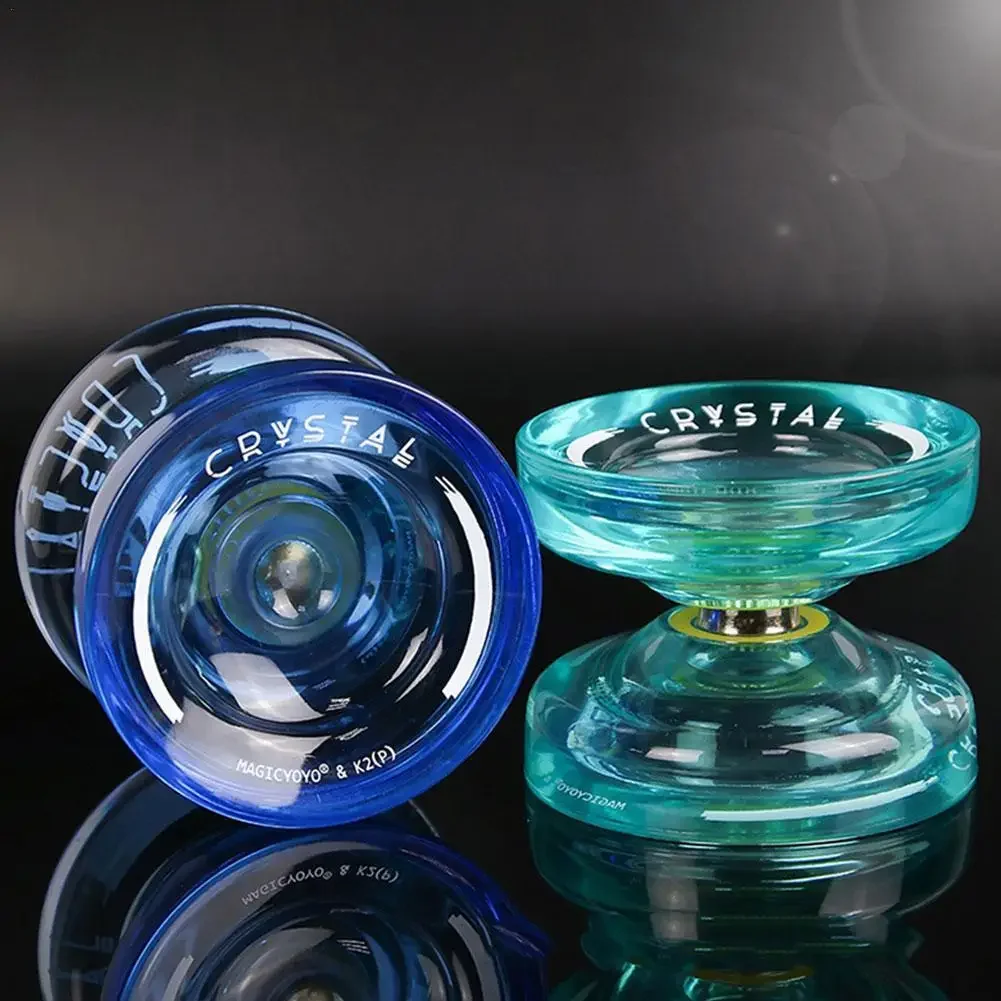 Yoyo de cristal sensible para principiantes, juguete clásico de ABS para regalo, rodamiento no sensible, YO-YO avanzado