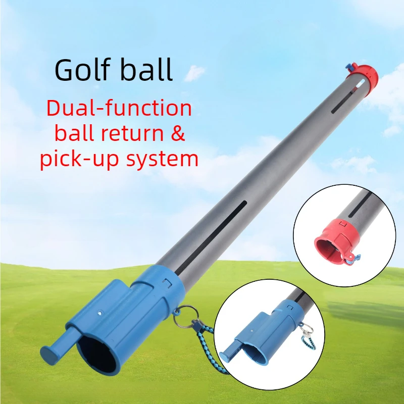 Multifunctional Golf Ball Picker Large Capacity Golf Picking Cylinder Lightweight Balls Picking Device Portable Sports Accessory
