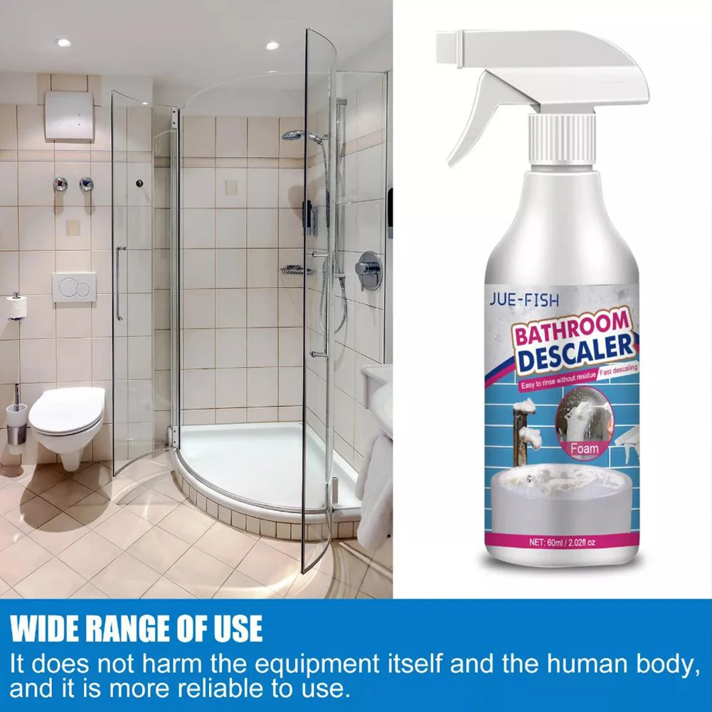 

Hard Stains Cleaner For Bathroom Powerful Stain Removal Spray For Shower Glass