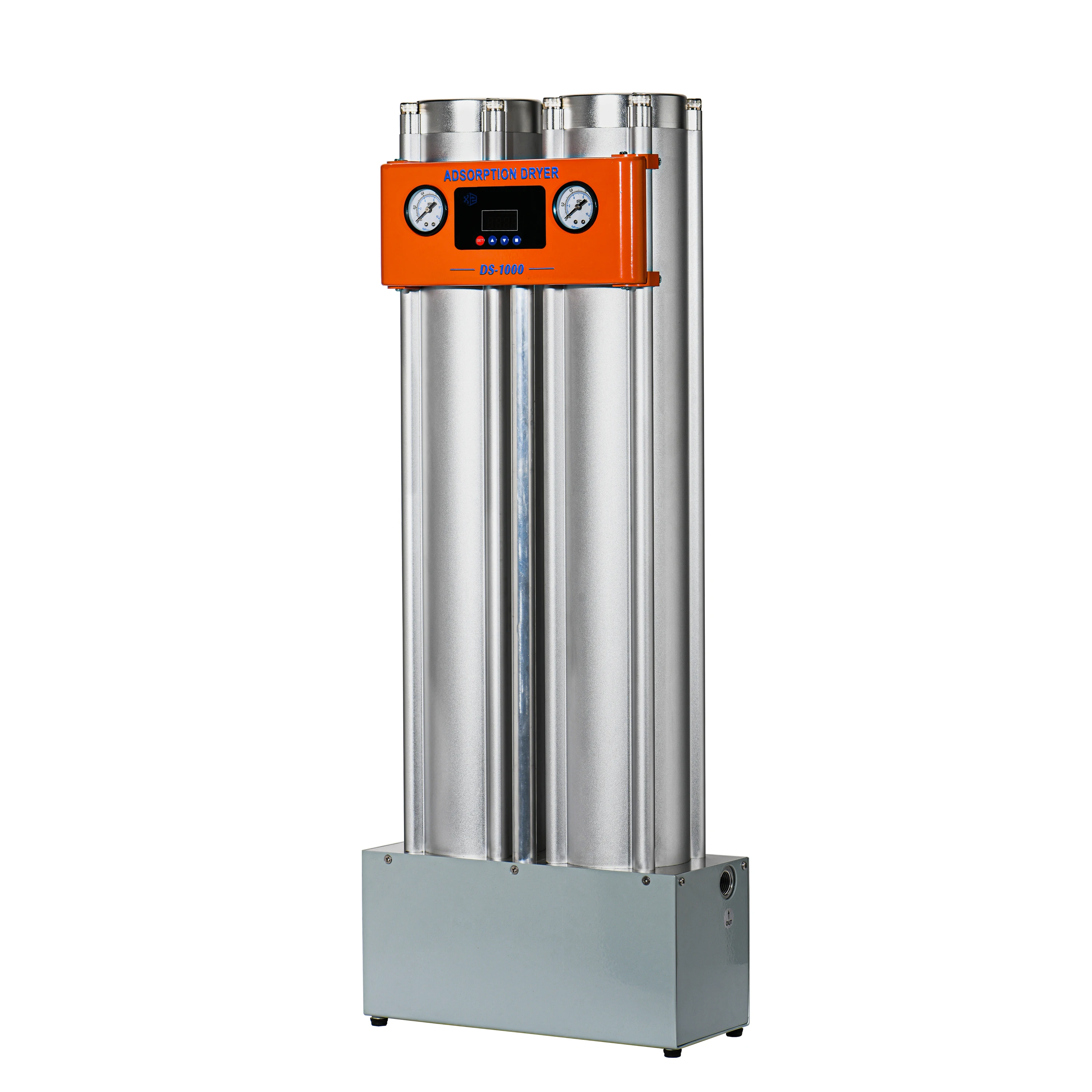 معدل فشل منخفض بدون حرارة 1 م 3 / دقيقة 35 سم مجفف هواء مجفف تجديد 1000 لتر في الدقيقة تصميم متكامل مجفف هواء ممتص