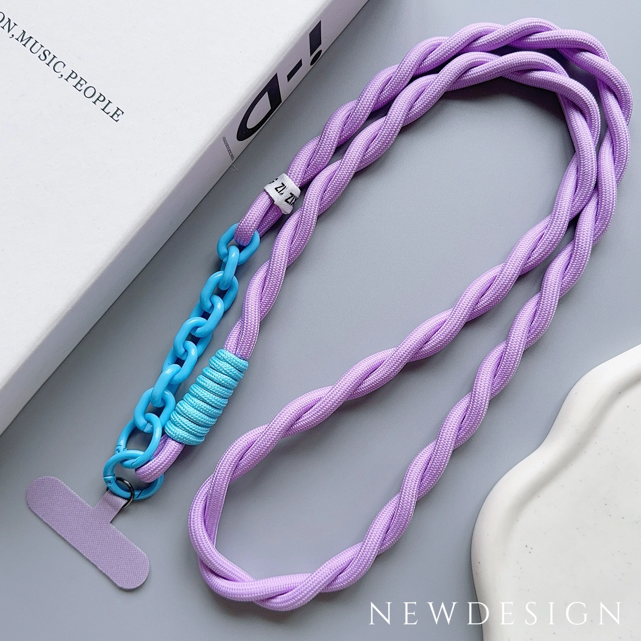 Cute Phone Lanyard, Universal Case Acrylic Crossbody Strap