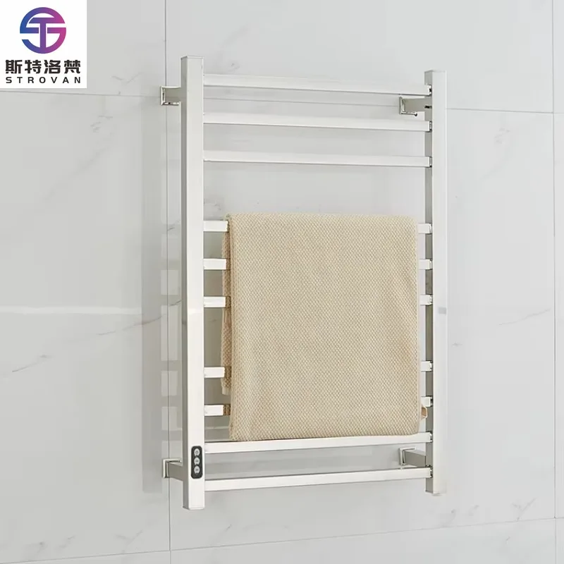 

Bathroom Heated Towel Warmer Vertical Towel Rack Towel Rail