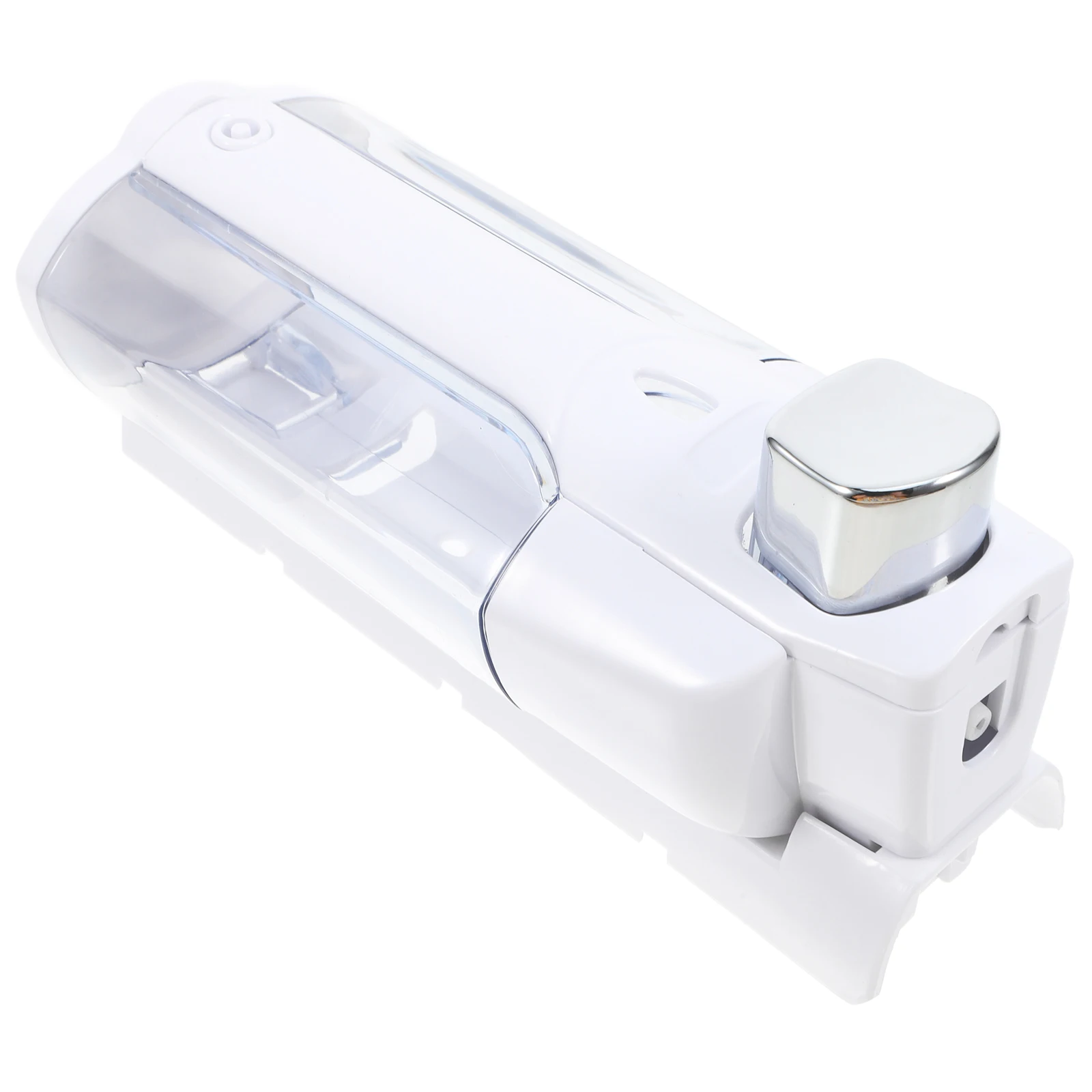 

Foaming Soap Dispenser Wall Mounted Liquid Hand Pump Manual ABS Plastic Non Slip Button Easy Install No Leakage Save Space