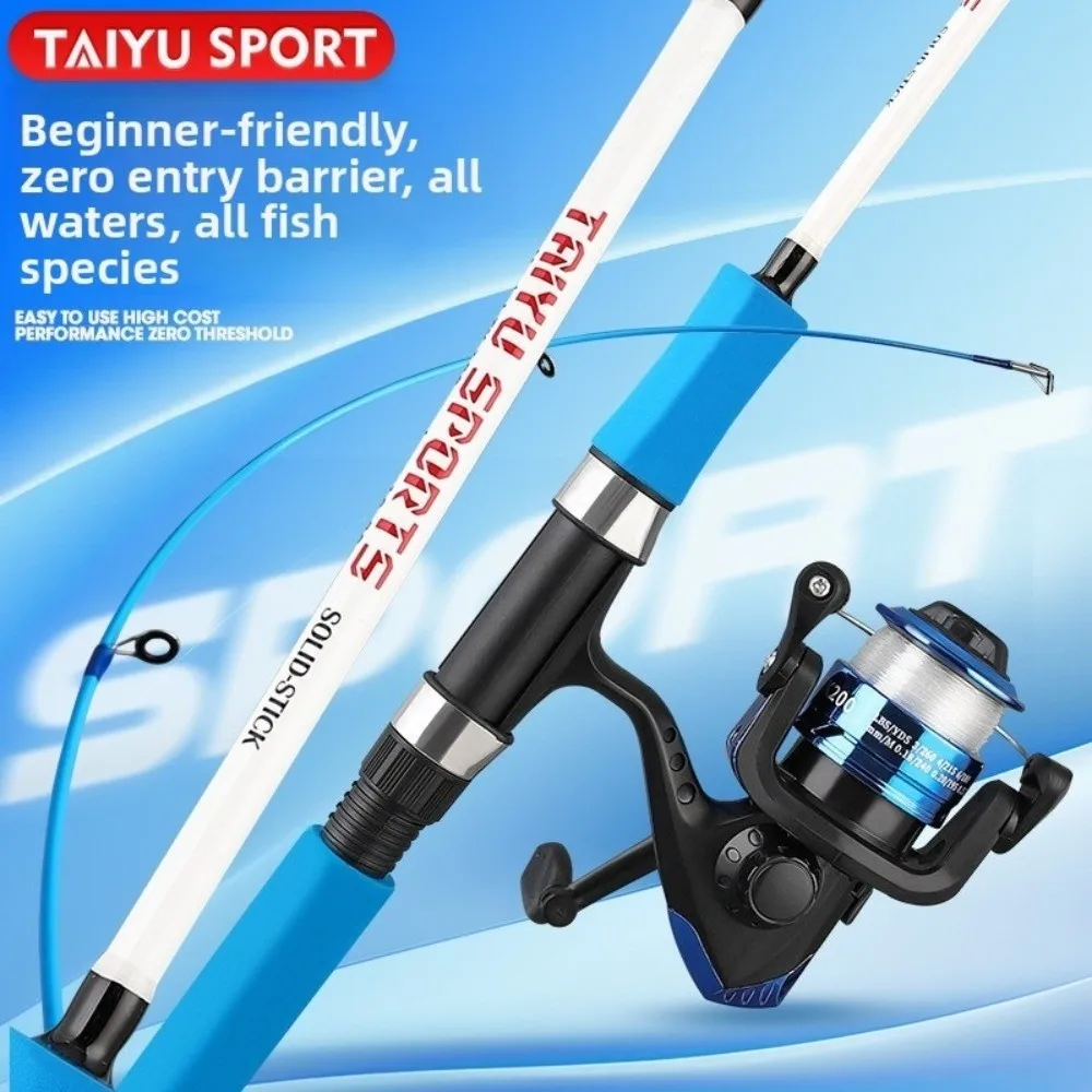 

Удочка для зимней удочки длиной 1,5 м, длина 1,8 м, 2 секции, сверхпрочная удочка, спиннинг, вес приманки, дорожная удочка