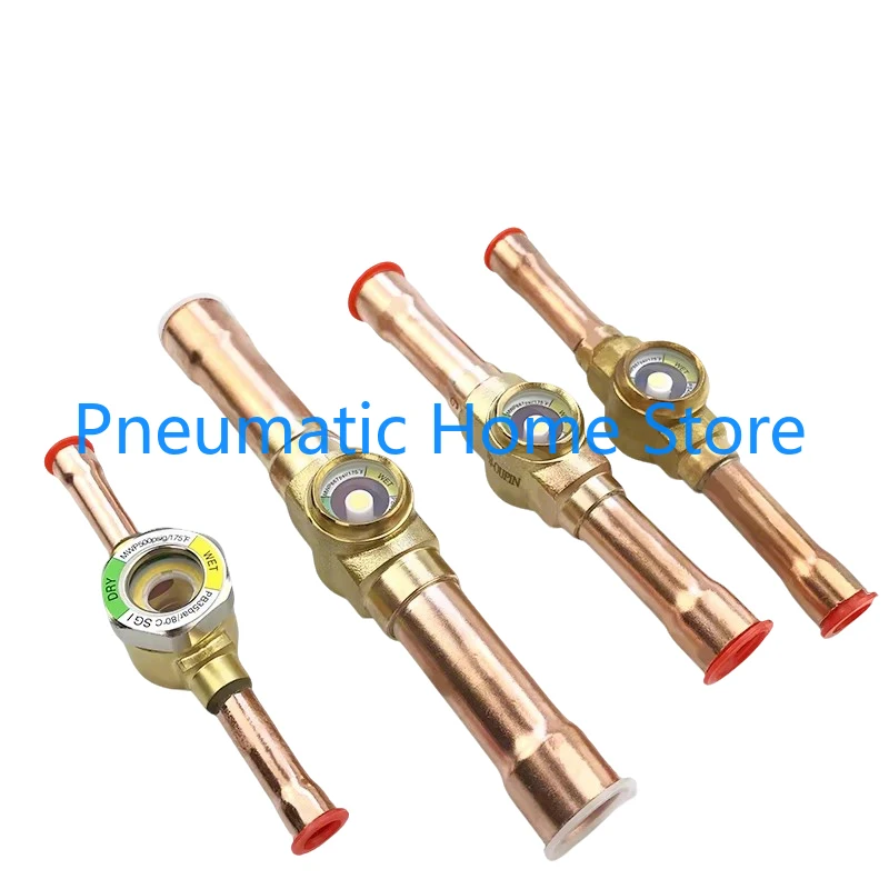 Refrigeration System Cold Storage SG2/3/4/5/6/7S Optic Liquid Microscope Suitable for HCFC/HFC Refrigerant Cryoscope Sight Glass 2