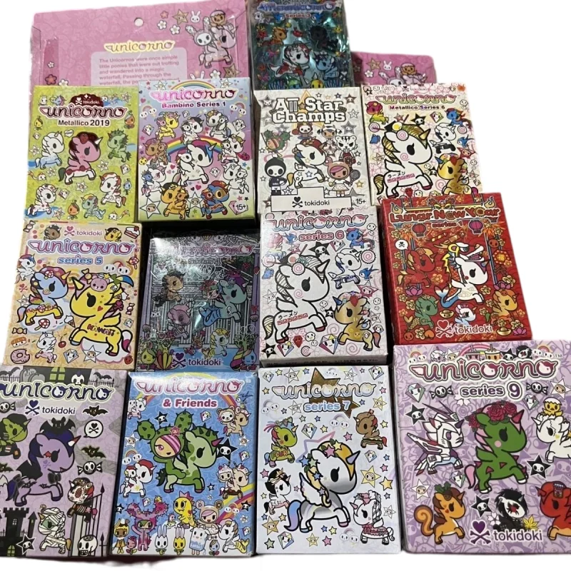 Tokidoki Unicorno Figurka z dynastii Han i Tang w pudełku niespodziankowym, dekoracyjna, kolekcjonerska ozdoba na biurko, prezent — 2