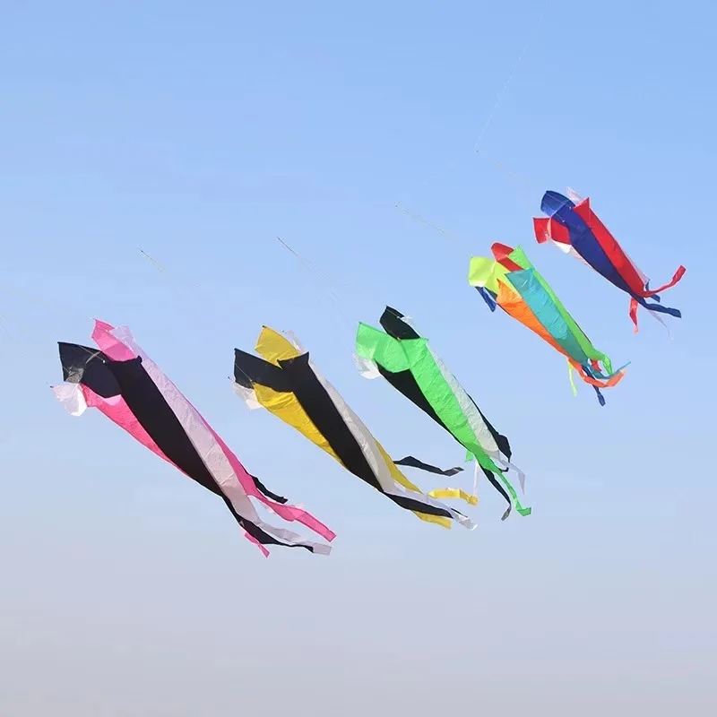 Free Shipping 240cm windsocks flying for kids kites factory Power kite Gaori kyen colorful flying kites electric flask funny