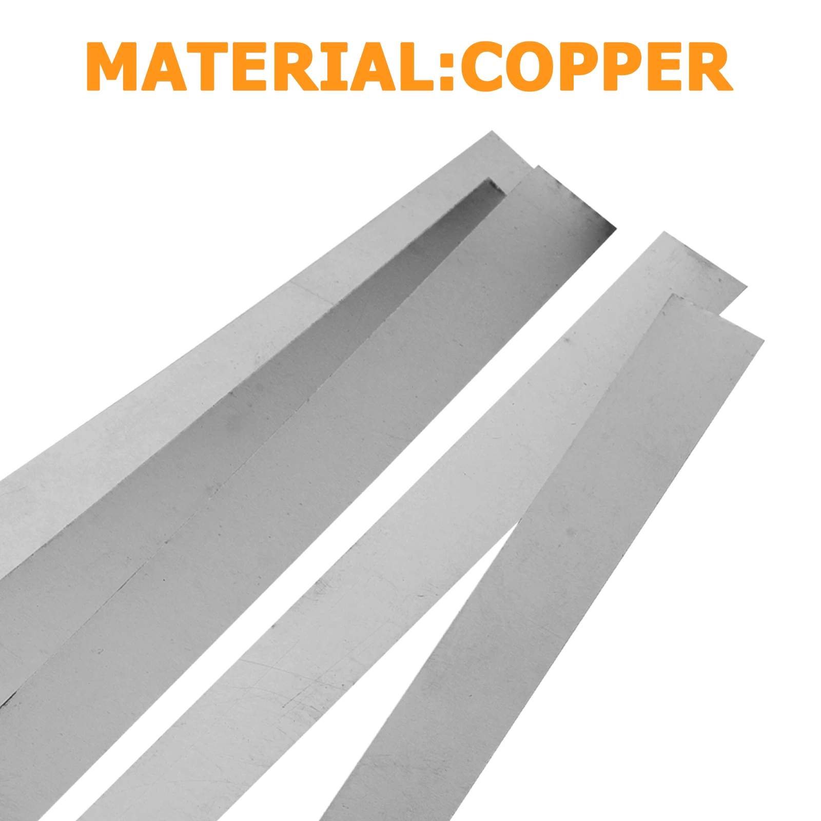 

6pcs Copper Strips Spring-length Teaching Aids Physics Education Sound Copper Plates Anode Sheets Experimental