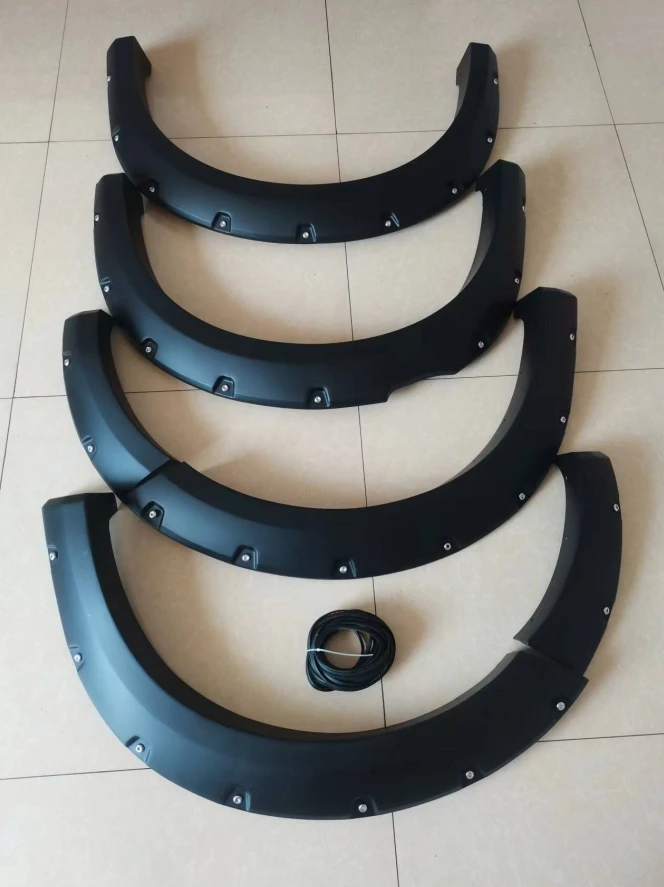 تصميم Bushwacker لعام 2023 ملحقات قوس عجلة Ranger Wildtrak أجزاء مشاعل الحاجز مجموعات جسم السيارة #2