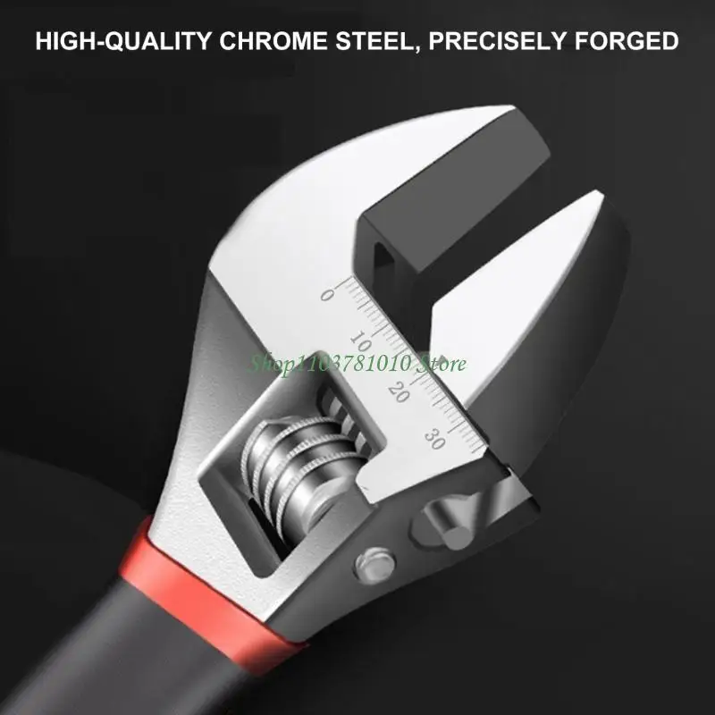 U55D Industrial Grades Adjustable Wrench Nonslip Strong Grip Reliable Performances