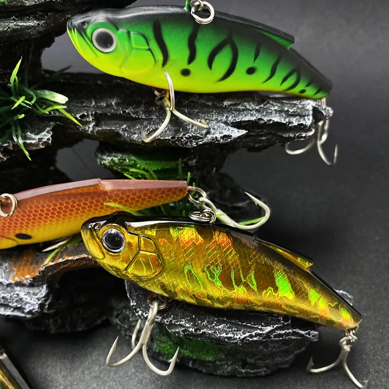Señuelo Vibrón hundimiento para pesca en agua salada – Crankbait sin labio - imagen 2