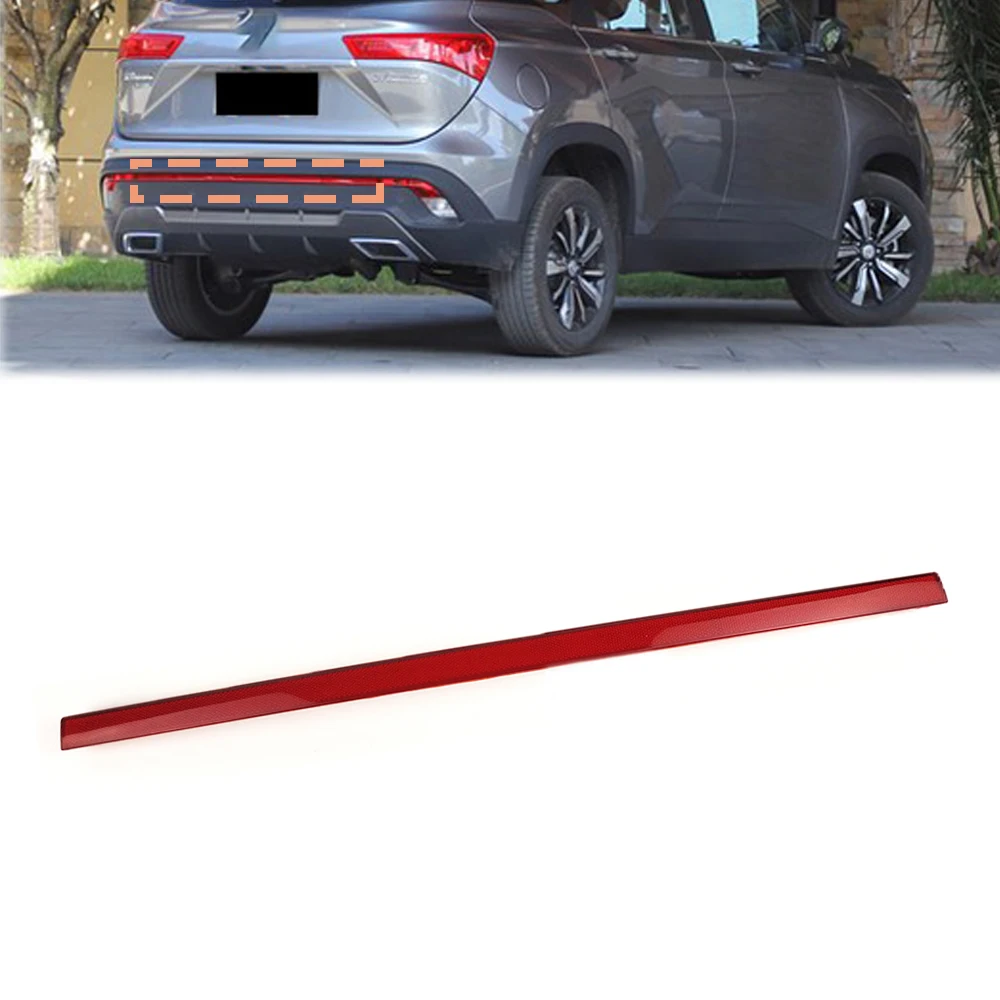 Rear Brake Light Middle Reflector Fog Lamp Trim For MG Hector 2017-2018 For Chevy Captiva 2017-2018 For Wuling almaz 2017-2018