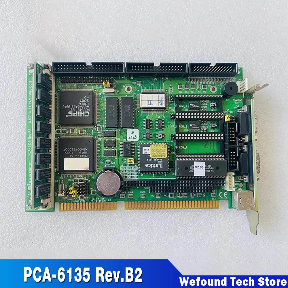 Original For Advantech PCA-6135 Rev.B2 Industrial Computer Motherboard Integrated CPU High Quality Fully Tested Fast Ship