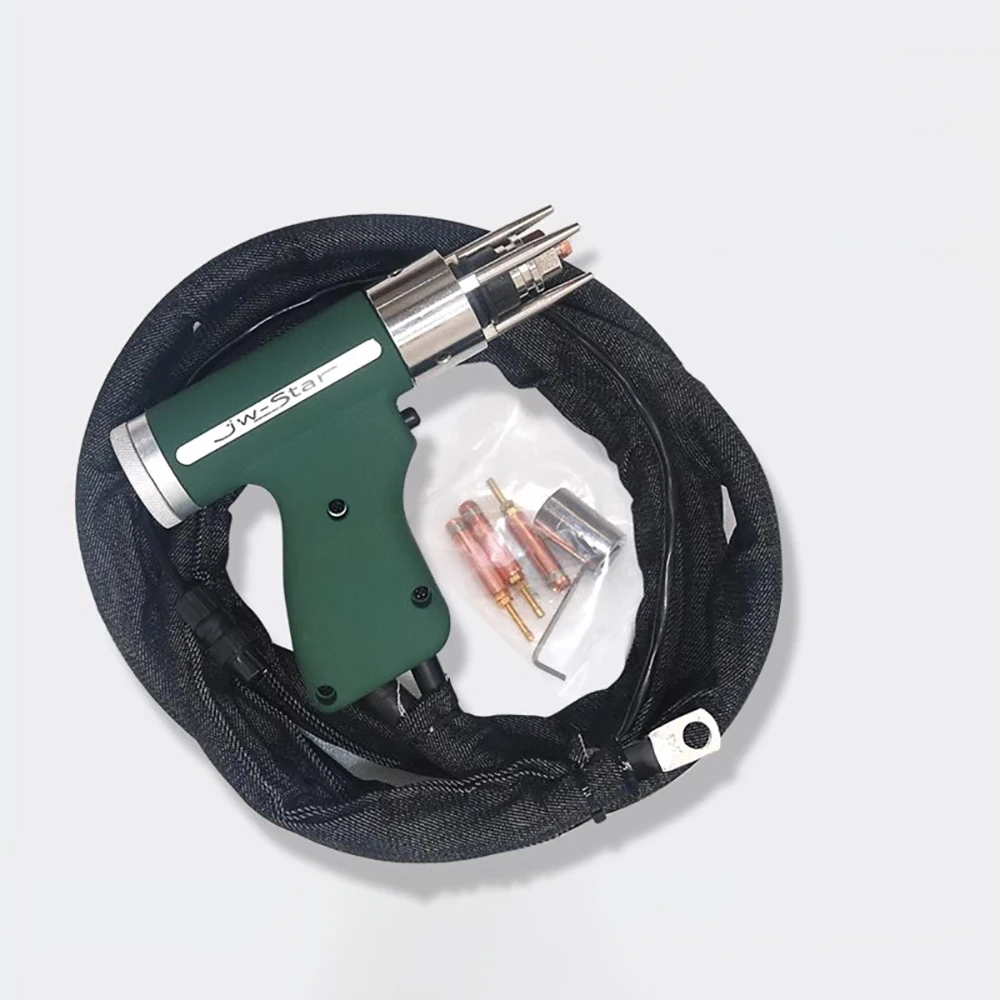 Suporte de mandril de soldagem de pinos - cabo de 25 mm2 (3AWG) x 3M - condutor de cobre completo com luva à prova de fogo para soldador de pinos de armazenamento de energia