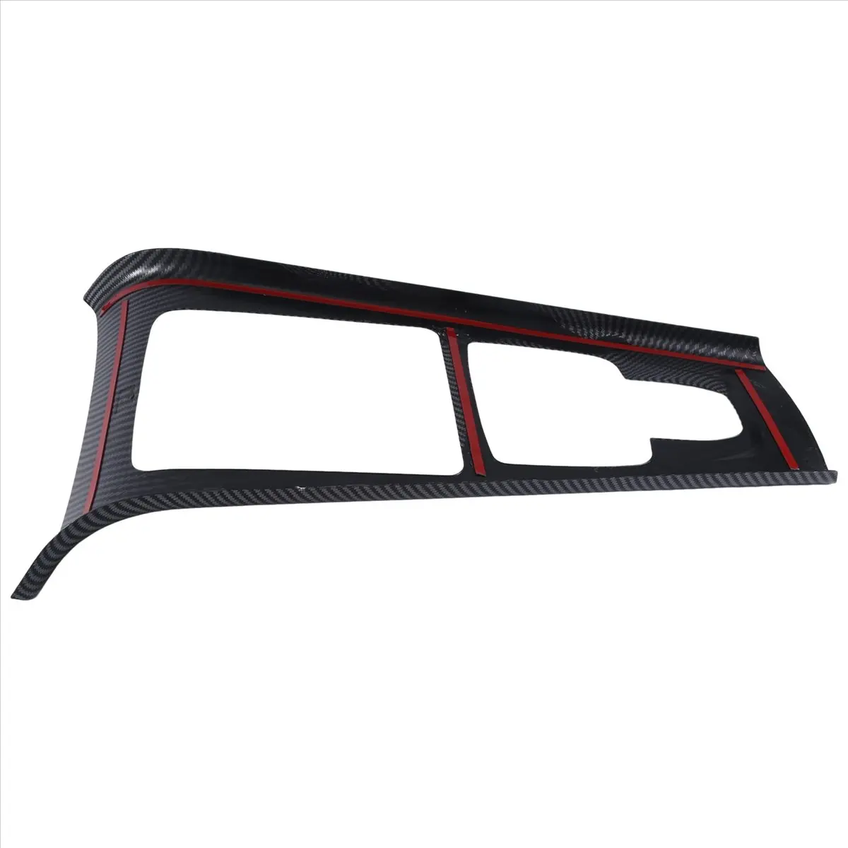 #98B Panel decoration cover,Center Console Decorative Cover Center Console Protective Frame (Carbon Fiber Pattern)