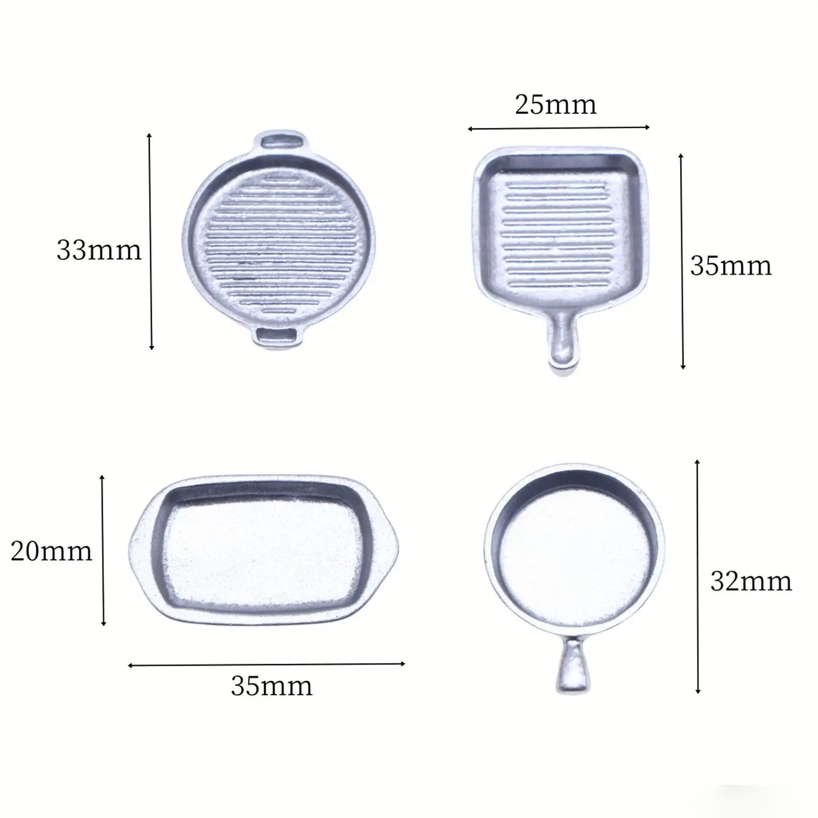 1/12 Taca do pieczenia domku dla lalek Stolik kawowy Realistyczne naczynia kuchenne DIY Sceneria