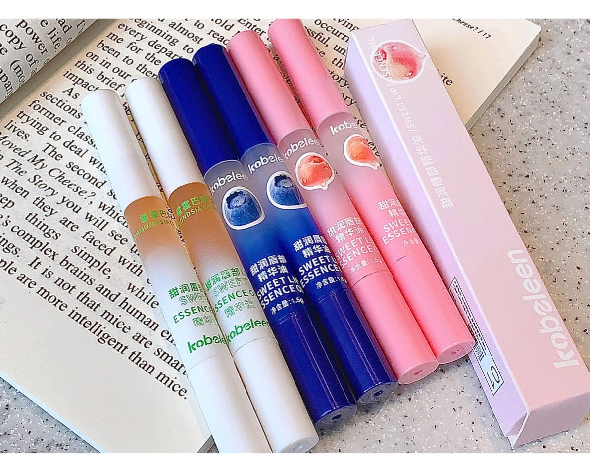 Description Picture 2 of itemPeach Lip Oil Hydrating Mirror Lip Gloss Moisturizing Non-sticky Lip Tint Lips Plumper Autumn and Winter Lips Care Serum Primer