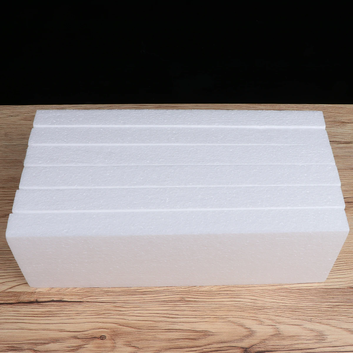 

6 Pcs Foam Block Craft Smooth DIY Cake Model Tool Rectangle Bricks Molds Embryo Decor Display Wedding Practice Customizable