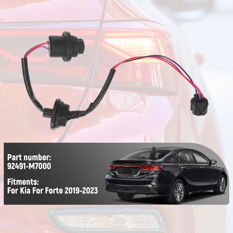 

92491-M7000 Tail Lamp Wiring Harness For Kia Forte 2019 2020 2021 2022 2023 LH OR RH Automobile Accessories Replacement 1pc