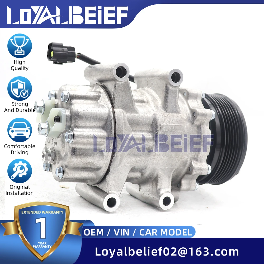 Automotive AC Compressor For Chery Arrizo 7 M16 M16FL G3 J18 2011-2016 M11-8103010BE M118103010BE SD6V121933 SD6V12