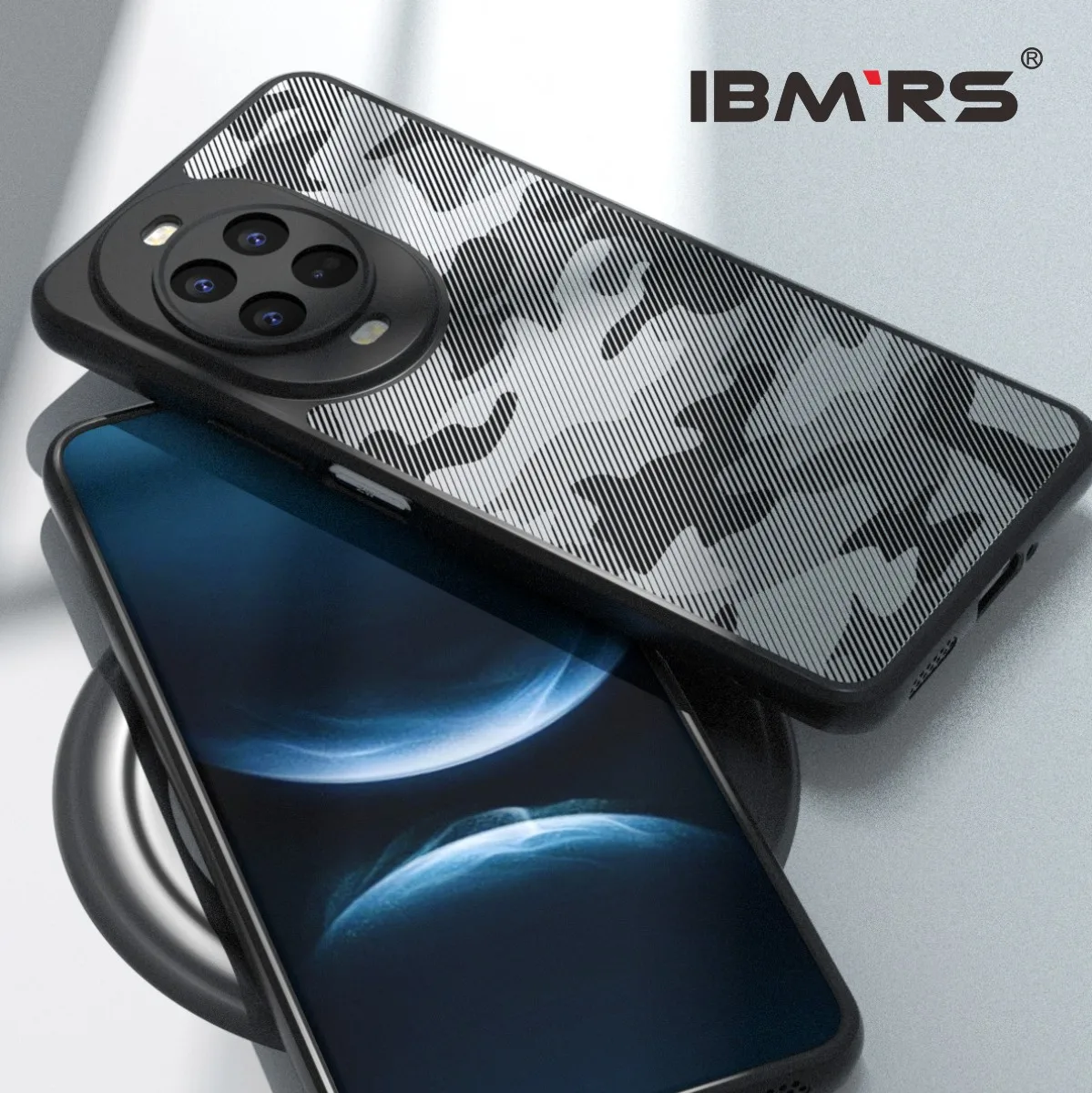 

IBMRS для Huawei NOVA 14/14 Pro/14 Ultra чехол камуфляжный военный противоударный защитный чехол с отверстием для ремешка и защитой камеры