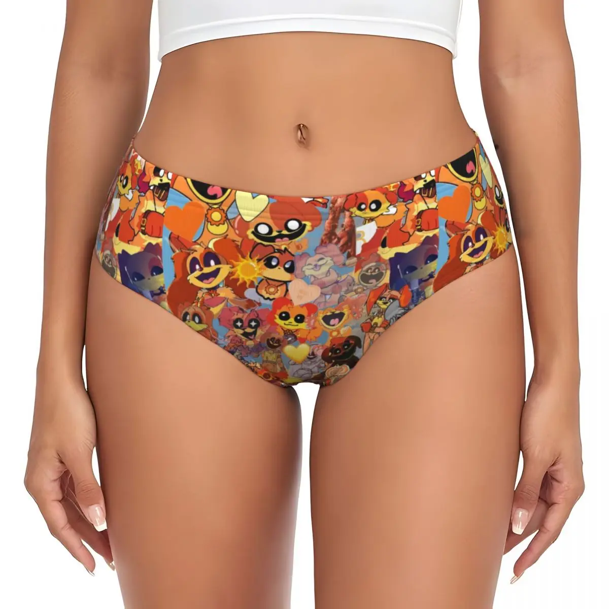 

Custom Smiling Critters Dogday Brief Panties Women Comfort Underwear