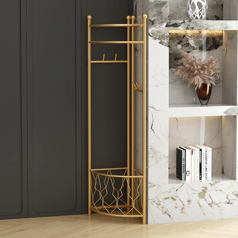 Ultraleve Roupas Rack, Roupeiros Canto Prateleiras, Armazenamento De Móveis, Sala Prateleira, L