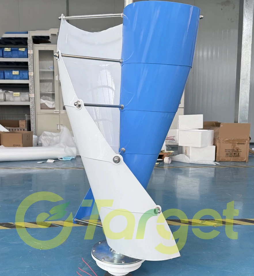Vertical Axis Wind Turbine Complete Set 10000w Energy Generators Strong Power Magnetic Windmill With 48v 24V 12V MPPT Controller