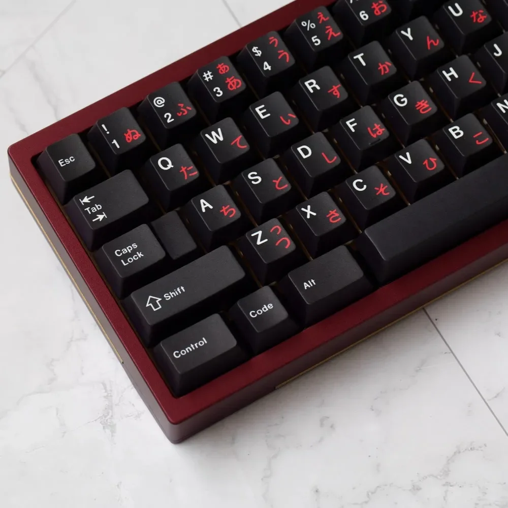 JKDK WOB Theme Keycap Set Cherry Profile Key Cap 154Keys PBT Custom Japanese-Russian for Mechanical Keyboard Accessories Gift