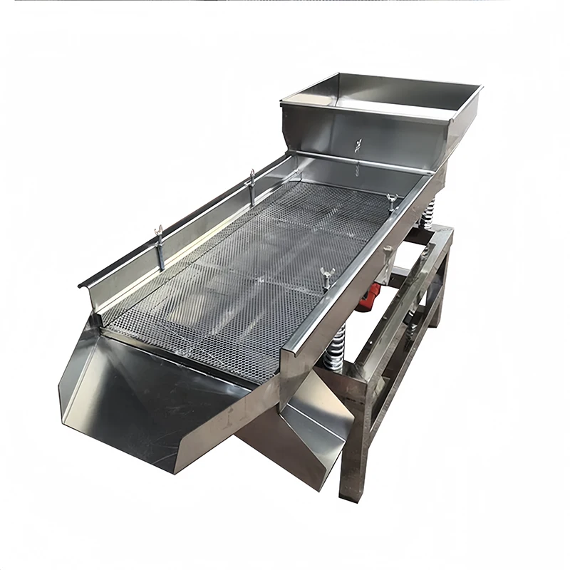 60cm single layer Food sieve machin vibrating  electric screen electric shock electrostatic Large material  screening machine