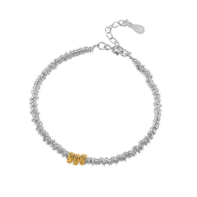 

La Monada 16 + 4 см, элегантный браслет ручной работы из серебра 925 пробы, кольцо с сыром, регулируемый комфорт для женщин, повседневная элегантность