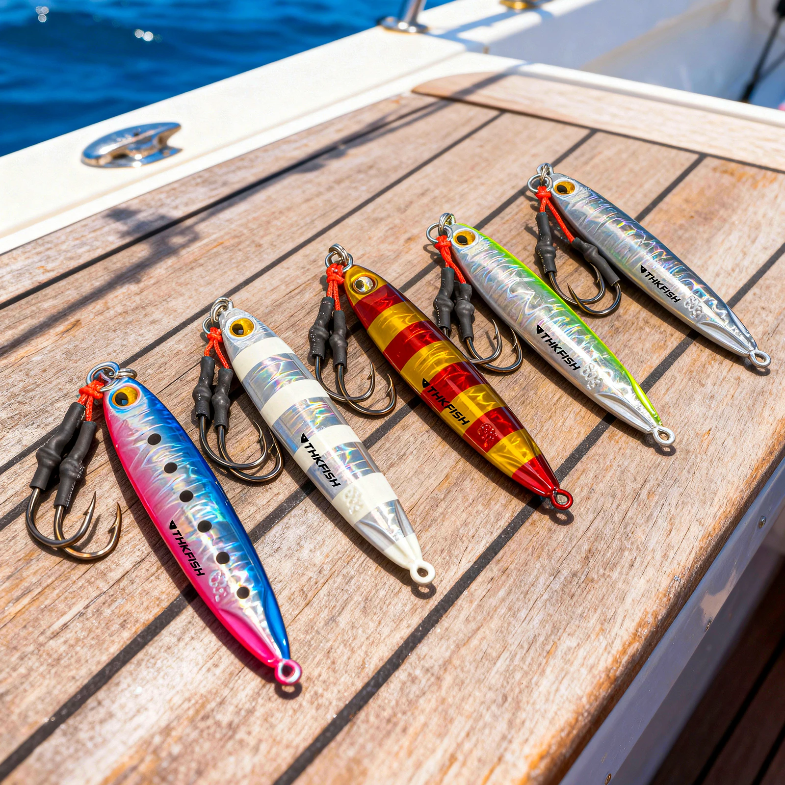 THKFISH señuelos de cuchara para jigging lento en agua salada atún - imagen 5
