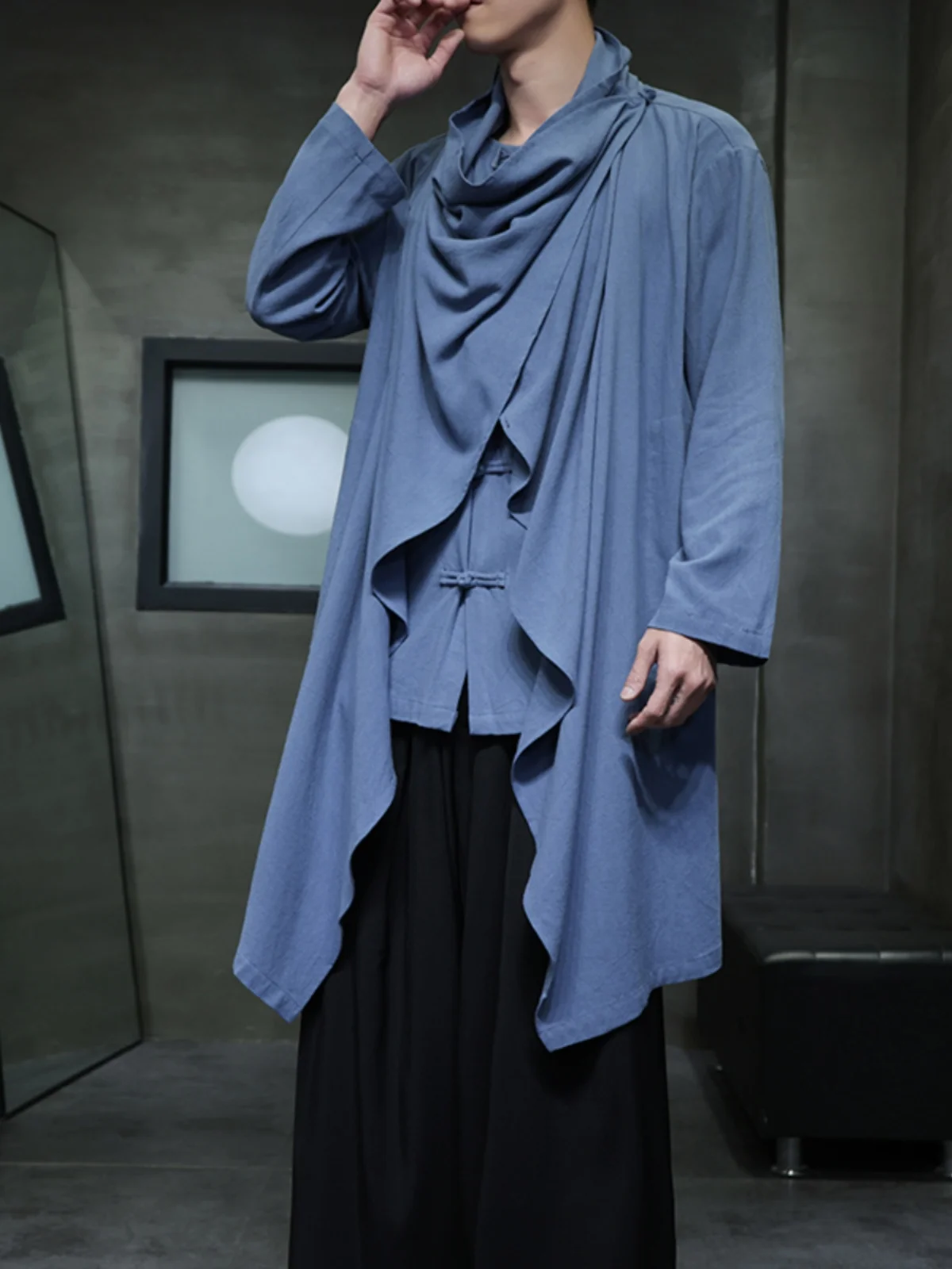 men's-improved-hanfu-linen-zen-clothes-windbreaker-tang-suit-ancient-sle-zen-meditation-new-chinese-sle-fake-two-piece-ja