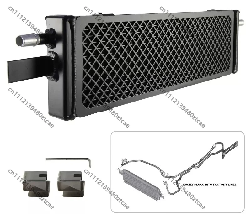 Custom‑Fit Transmission Cooler Radiator Kit, Gearbox Oil Cooling Heat Exchanger, Car Modified Aftermarket Replacement Parts