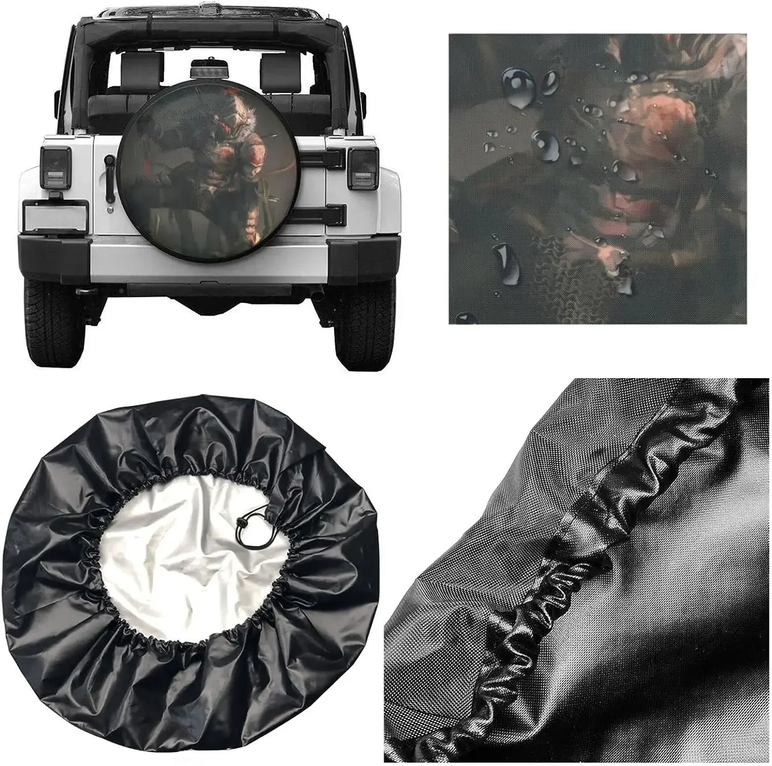 واقيات rueda cubierta neumatique repuesto con patron Goblin Slayer Anime، اختبار أغوا y polvo، ajuste #5