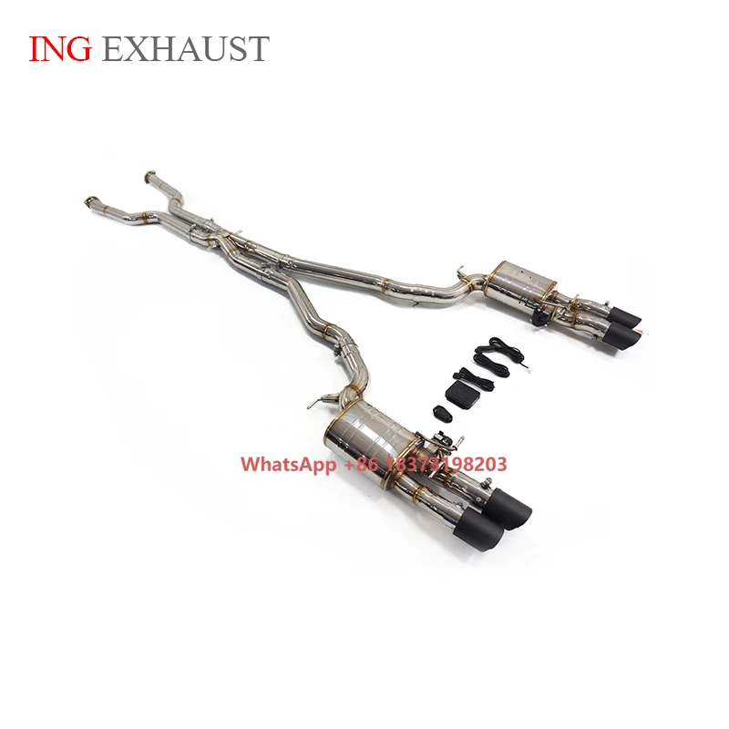 

ING Auto Performance Exhaust Stainless Steel Valve Catback Exhaust for M5 E60 E61 Muffler Car Accessories Exhaust