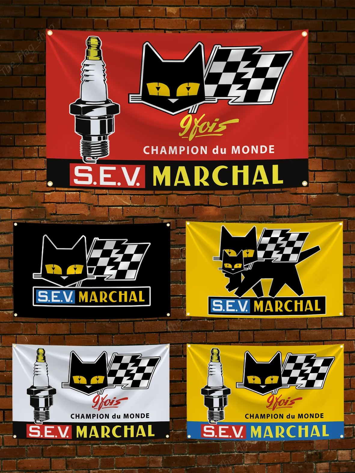 90x150cm SEV JDM Marchals Flag Polyester Digital Printing Banner for Garage Home Or Outdoor Decoration Tapestry
