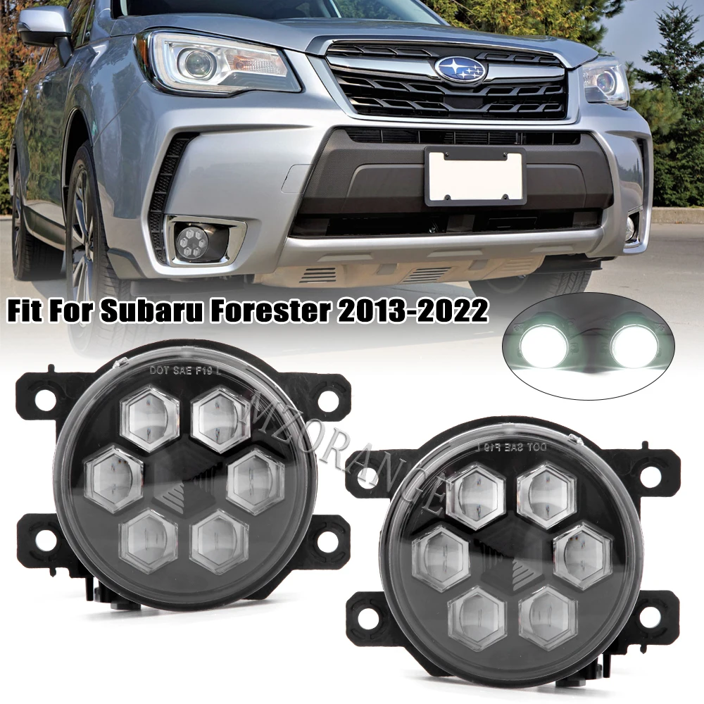 

Светодиодный ные Противотуманные фары для Subaru Forester Brz Gt86 2013 2014 2015 2016 2017-2022, противотуманные фасветильник, противотуманные фары, автомобильные аксессуары, белая и желтая пара