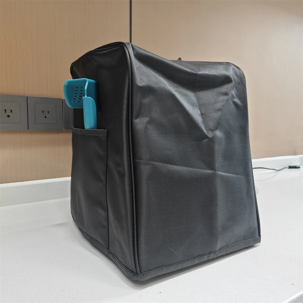 For Kitchen Use Countertop Cover Kitchen Organization Dust Cover Oxford Fabric Comfortable Handle Mesh Side Pockets