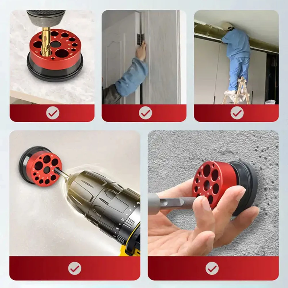 1 قطعة غطاء غبار الحفر الكهربائية الرماد السلطانية تأثير 9 حفرة المطرقة مجمع الغبار الحفر الغبار جهاز أداة السلطة الملحقات #2