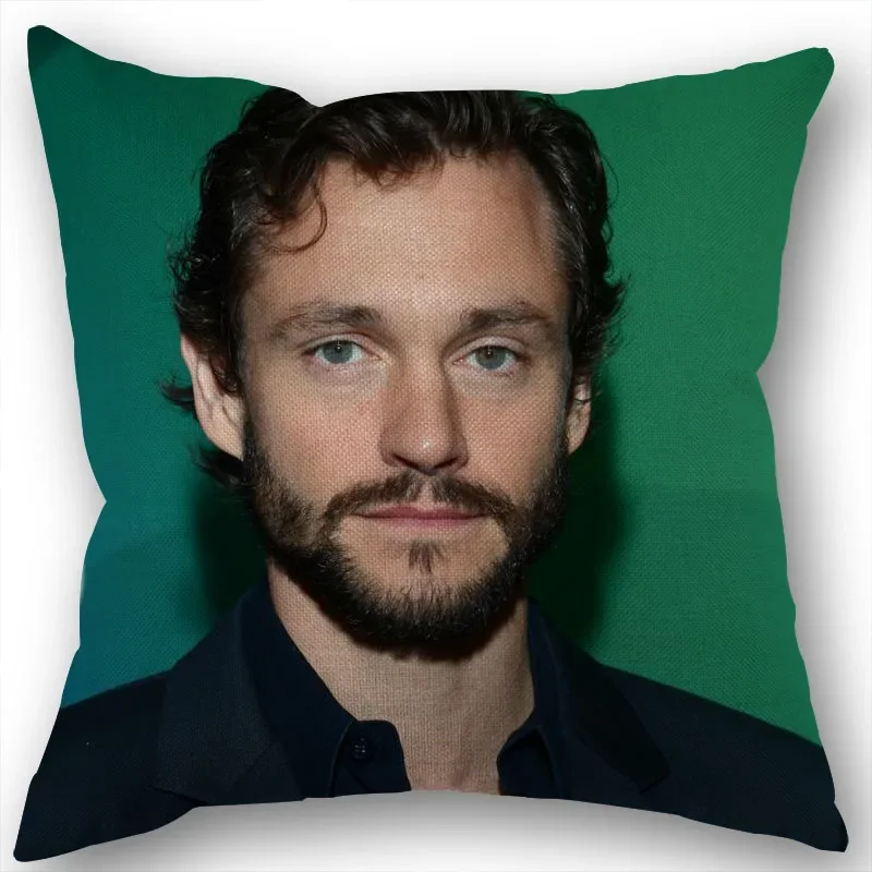 Custom Hugh Dancy Pillowcase Wedding Decorative Cotton Linen Pillow Case For Home Cushion Cover 45X45(One Sides)