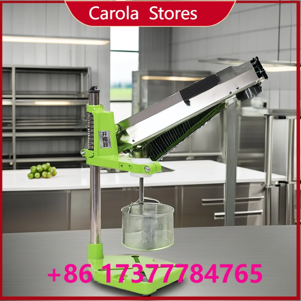 cHand Press Green Coconut Punching Opener Machine Manual Coconut Lid Cutting Knife Fruit Shop Special Coconut Opening Equipment