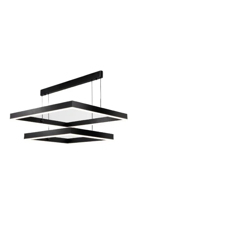 

Living room chandelier modern simple 2023 new light luxury, atmospheric main light Nordic lamps, package square