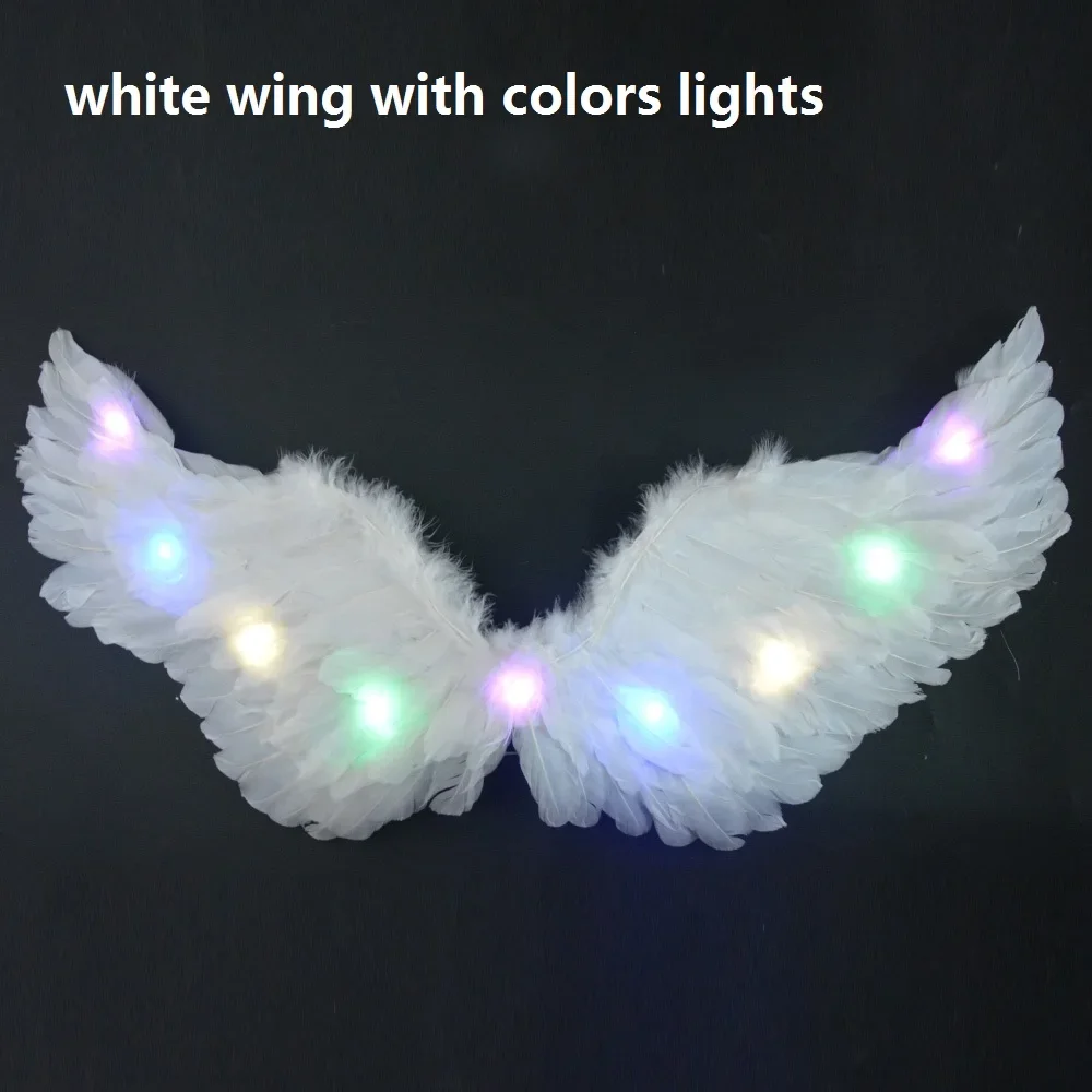 Frauen Mädchen Rollenspiele Blinkende Flügel Tutu Rock LED Glow Stirnband Fee Stick Baum Kostüm Cosplay Bühne Tragen Hochzeit Festival