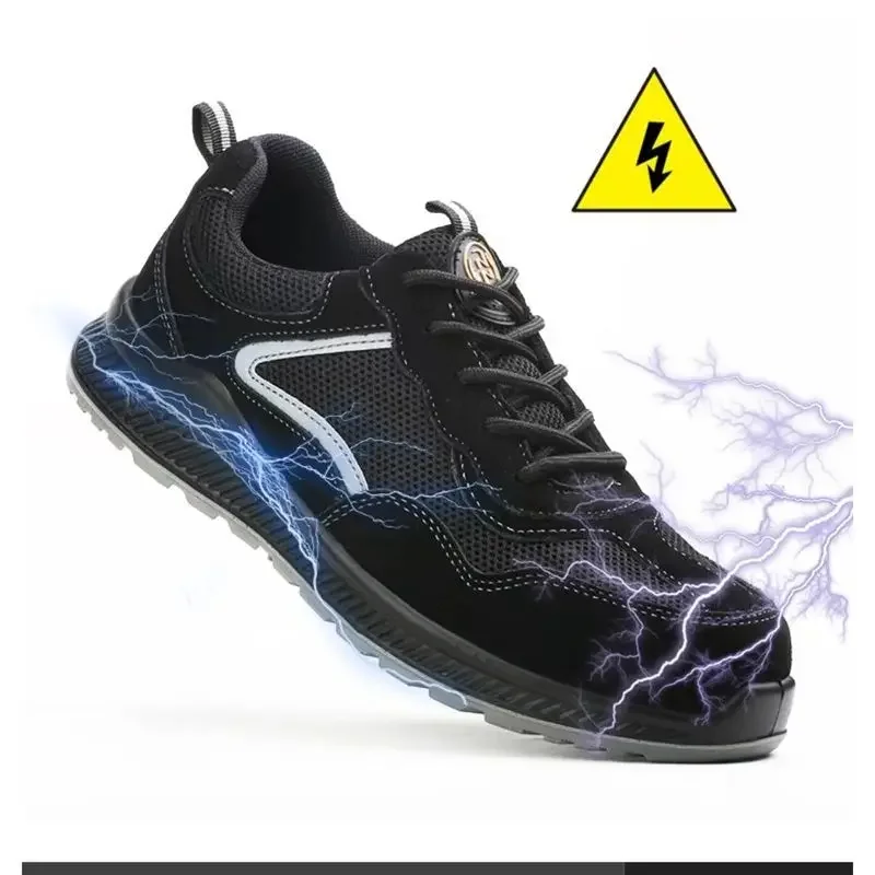 DurableLabor Insurance Shoes Manufacturers Insulation Electrical Shoes Men's Summer Breathable Work Shoes Anti-smashing
