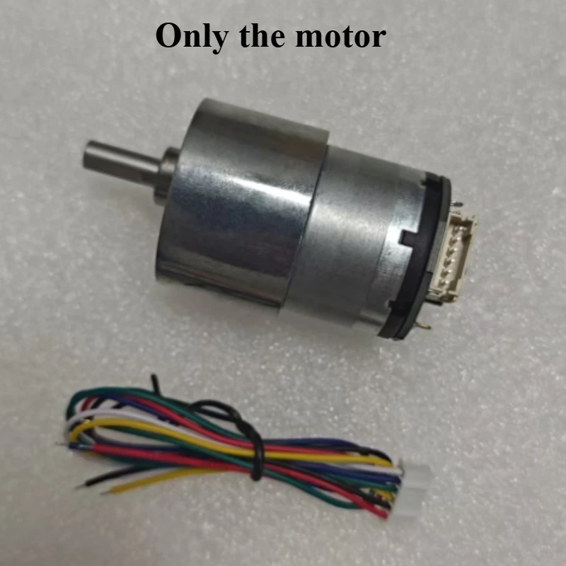 1pcs 37-520Gear Motor 6V/12V DC Reducer Motor With Speed Measuring Hall Encoder Robot Large Torque Brushed Engine Metal Teeth