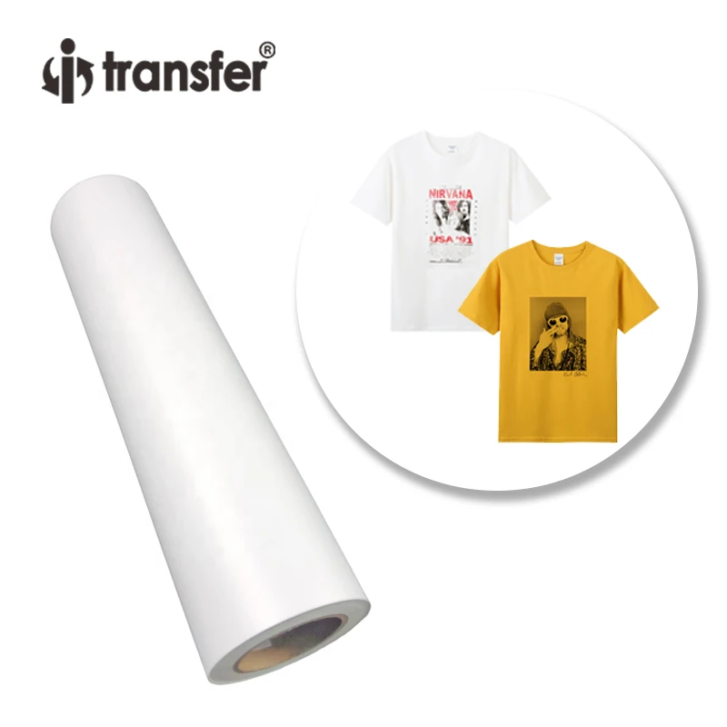 DTF Printing Film, PET Film, Direct Transfer Printing Film, Heat Transfer Paper, Hot e Cold Peel Films, 60cm x 100m