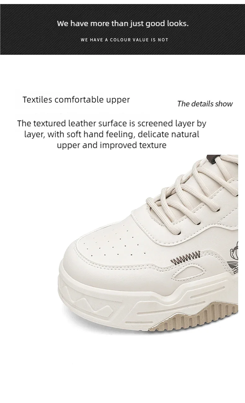 Herren-Joker-High-Top-Freizeitschuhe, Ganzjahres-Outdoor-Wanderschuhe mit weicher Sohle, Jugend-Sport-Borad-Schuhe, flache Schuhe mit dicker Sohle – Detail 6